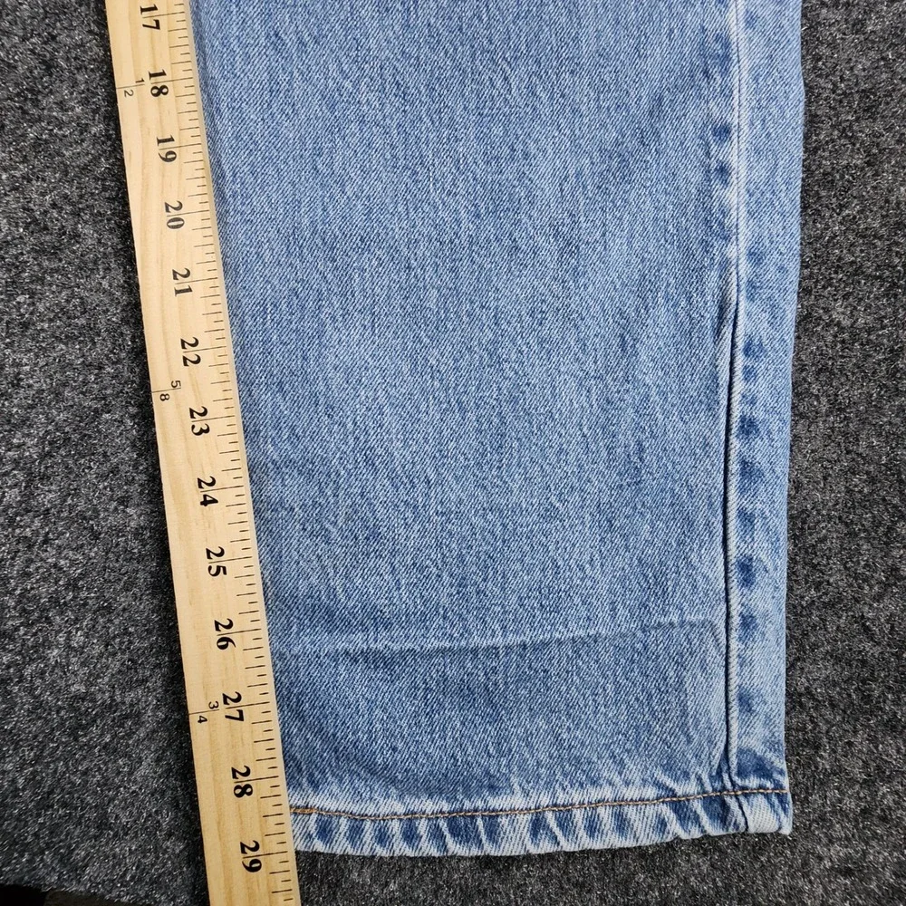 VTG 2000 Levi's 550 Jeans Mens 36x30 Blue Relaxed Fit Light Wash Denim